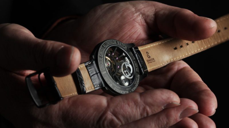 Entreprise familiale, Schneider&Co watch est une manufacture horlogère de garde-temps mécanique à remontage exclusivement manuel.
Avec un produit fondamentalement traditionnel, une touche fun, et d’une légèreté déroutante, Schneider&Co watch est fière de faire partie des rares marques horlogères suisse qui fabrique à l’interne la plupart des éléments qui composent ses garde-temps, faisant de ceux-ci un objet unique. Elle dispose en effet des moyens de production et d’assemblage de ses mouvements et de tout l’habillage. Ainsi, nous garantissons un produit de proximité, d’une qualité irréprochable couvrant largement les standards « Swiss made ».